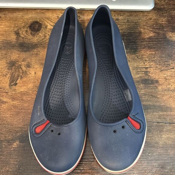 Crocs Crocband Blue slip on shoes size 9 - Picture 1 of 10